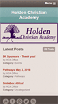 Mobile Screenshot of holdenchristianacademy.org